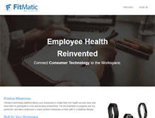 Tablet Screenshot of fitmatic.com